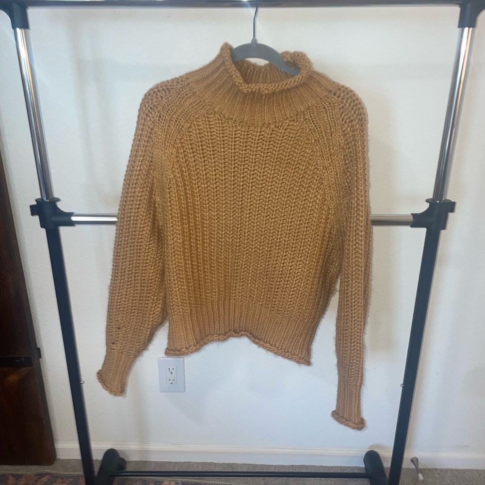 Cozy mustard Knit Sweater